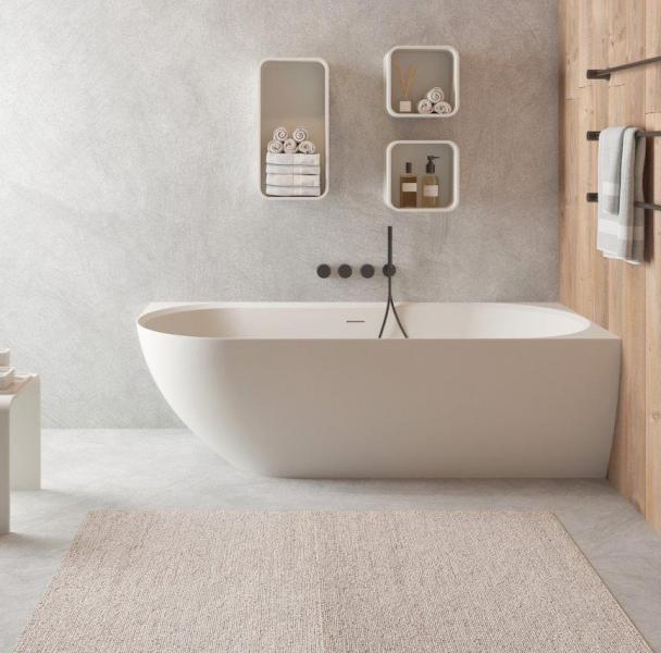 Ideavit Solidnova badekar t/hjørne 1800 x 800 mm - Højre - Mat hvid Ideavit Solidnova badekar t/hjørne 1800 x 800 mm - Højre - Mat hvid