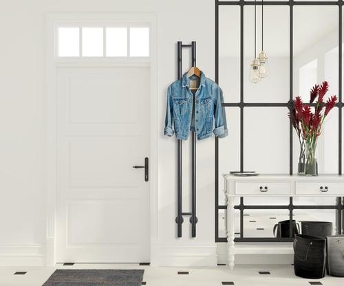 Kriss Twin elektrisk håndklædetørrer 13x148 cm - Mat sort Kriss Twin elektrisk håndklædetørrer 13x148 cm - Mat sort