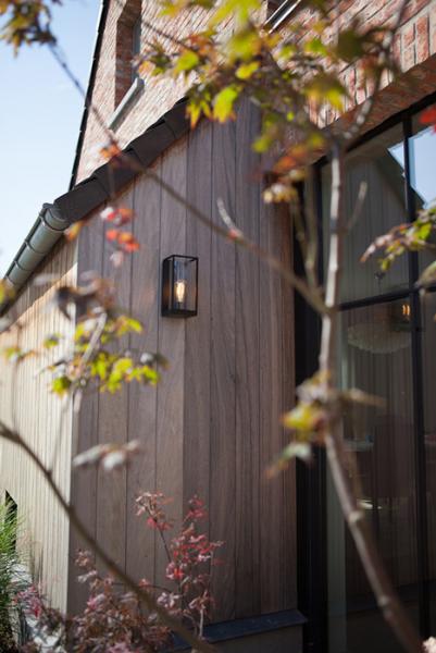 Lutec Tradition Flair 2 udendørslampe til væg - Mat sort