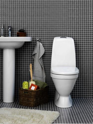 Gustavsberg Nautic toilet 5500L m/skjult S-lås