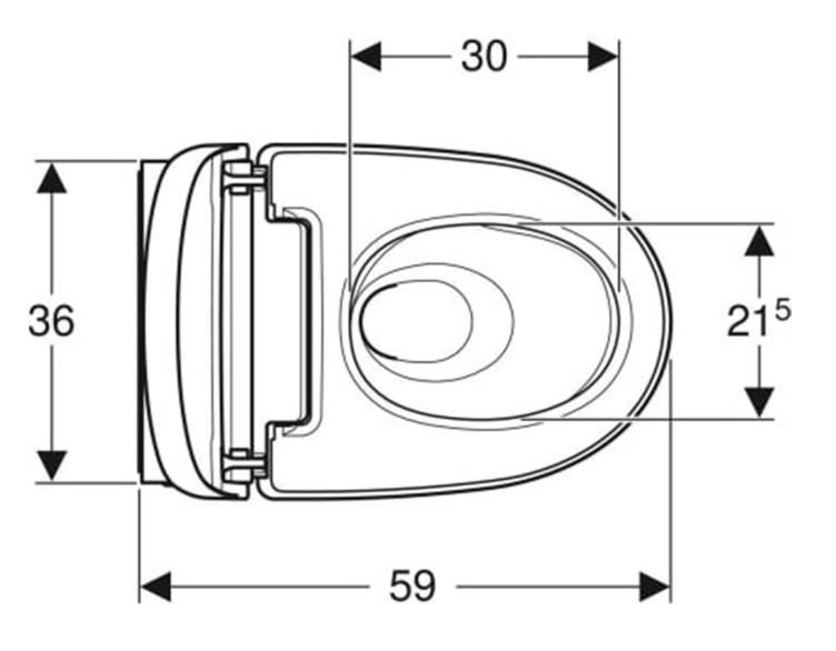 Geberit AquaClean Mera Classic væghængt bidettoilet - NY - KeraTect