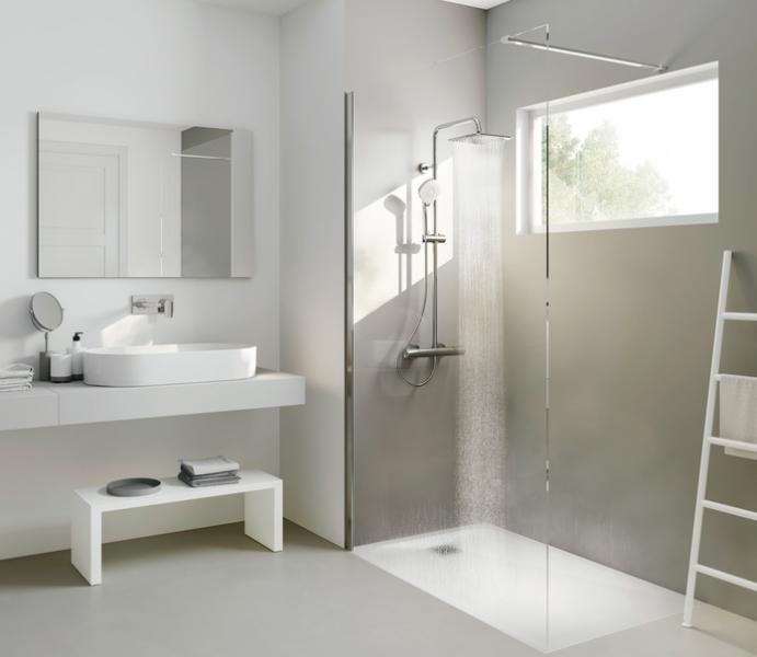 Ideal Standard Idealrain T100 komplet brusesystem Ø200 - Krom Ideal Standard Idealrain T100 komplet brusesystem Ø200 - Krom