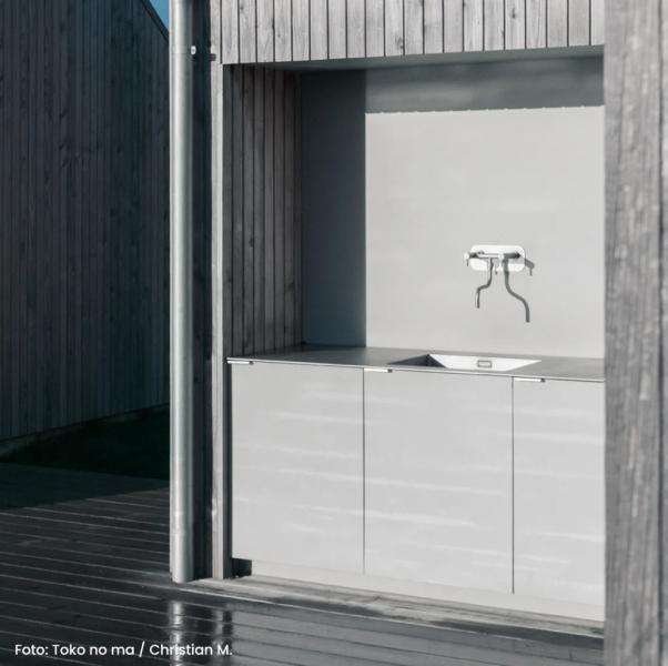 Frostline Eqi væghængt køkkenarmatur 150-350 mm - Rustfrit stål Frostline Eqi væghængt køkkenarmatur 150-350 mm - Rustfrit stål