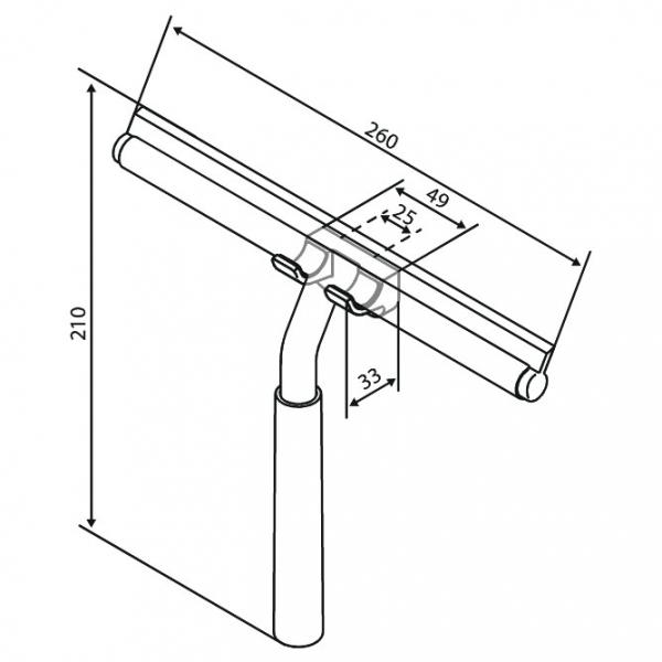 Damixa Zen pakke til bruseren - Børstet grafitgrå