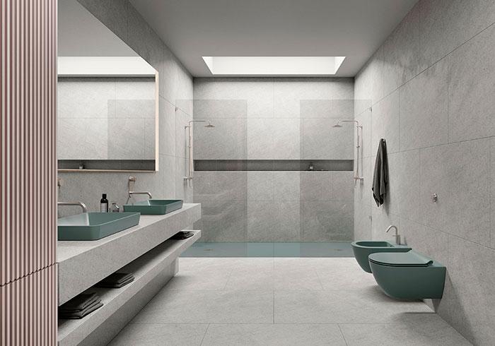 GSI Pura 60 fritstående bowlevask - Firkantet - Uden overløb - Agave