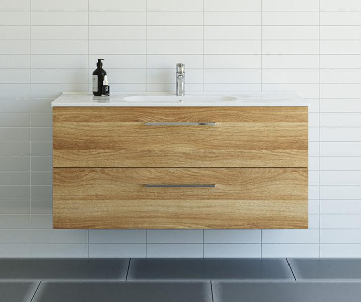 Dansani Mido+ 120 møbelsæt m/Kantate vask - Varm eg Dansani Mido+ 120 møbelsæt m/Kantate vask - Varm eg