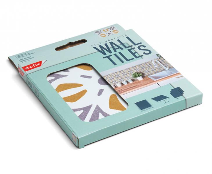 D-C-fix selvklæbende fliser til væg - Cubia gold D-C-fix selvklæbende fliser til væg - Cubia gold