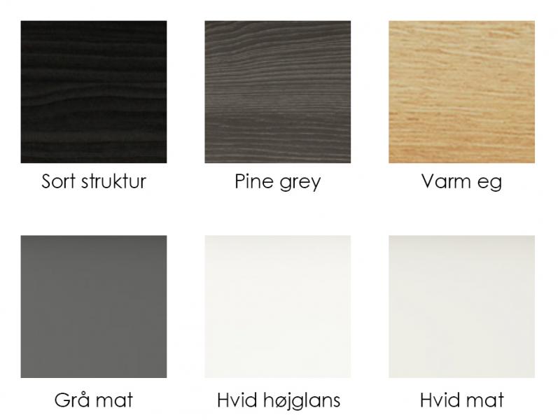 Dansani Mido+ møbelsæt 50 m/Amber mini håndvask - Hvid mat Dansani Mido+ møbelsæt 50 m/Amber mini håndvask - Hvid mat