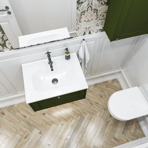 Dansani Luna Classic 60 møbelsæt m/Kantate vask og rammefront - Valgfri farve