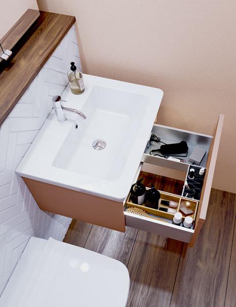 Dansani Luna Classic 60 møbelsæt m/Larghetto vask og integreret greb - Valgfri farve