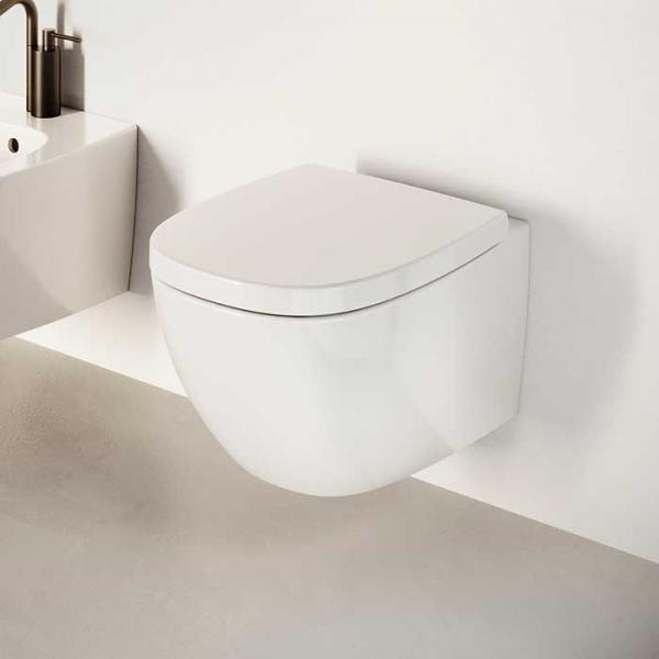 Catalano Alvea toiletpakke inkl. toiletsæde m/SoftClose, cisterne og hvid betjening