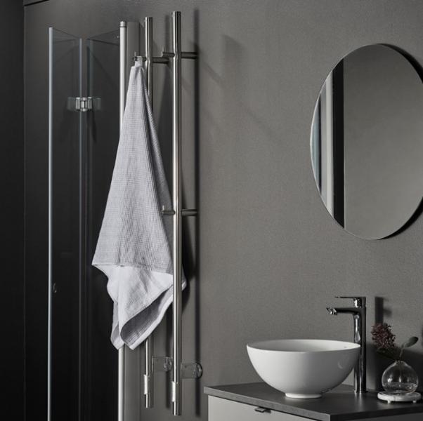 Hafa Grace h&aring;ndkl&aelig;det&oslash;rrer - 7,5x140,5 cm - Rustfrit st&aring;l