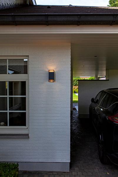 Lutec Architectural Ridge udendørslampe til væg Lutec Architectural Ridge udendørslampe til væg