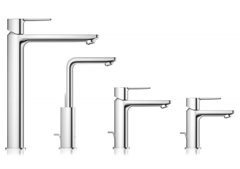 Grohe Lineare New L håndvaskarmartur m/svingtud - Krom Grohe Lineare New L håndvaskarmartur m/svingtud - Krom