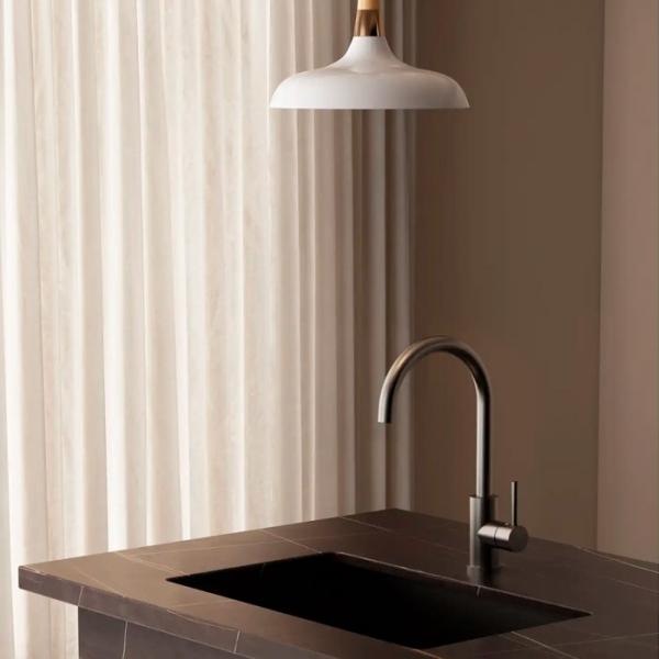 Lavabo Kubus 140 RS Round køkkenarmatur - Gunmetal