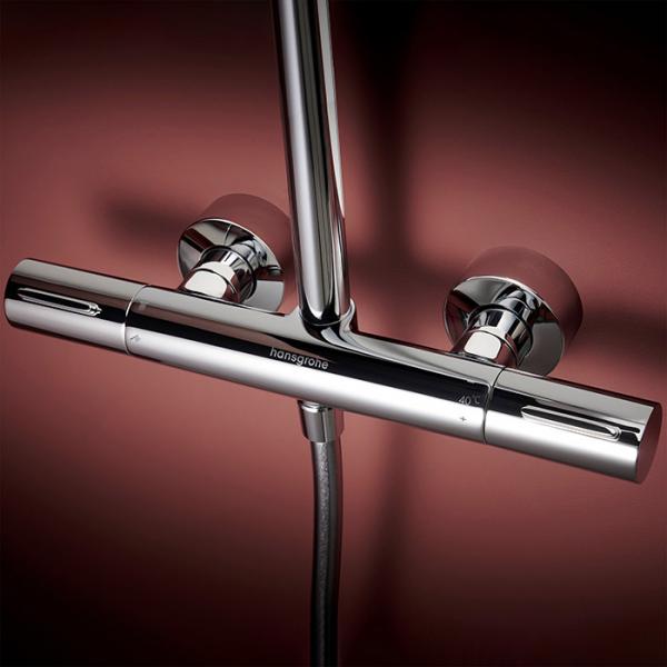 hansgrohe Raindance Alive S Puro Showerpipe 300 1jet m/EcoSmart og termostat - Krom
