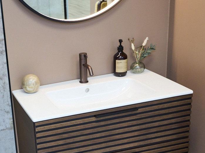 Cassøe Crown Stripe 80 møbelsæt m/skuffer - Brun ask Cassøe Crown Stripe 80 møbelsæt m/skuffer - Brun ask