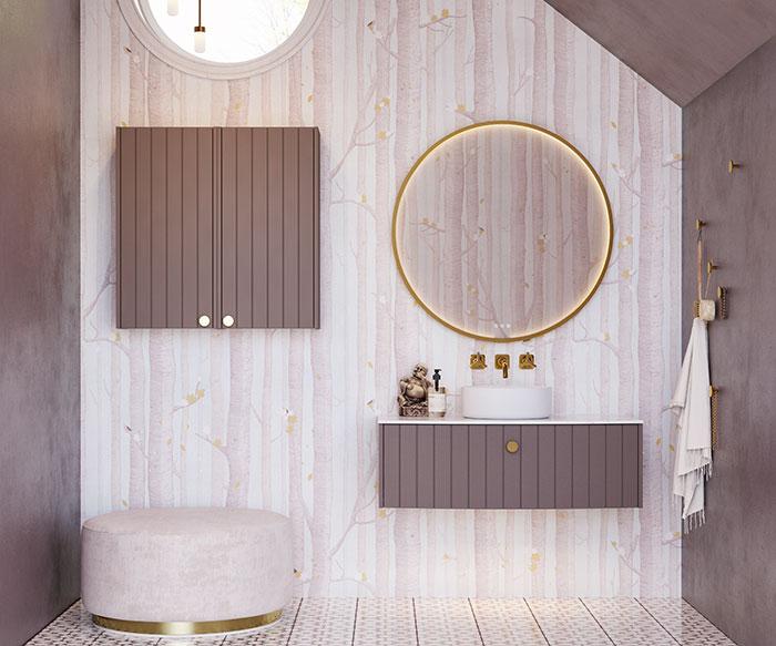 Dansani Luna Vintage 100 møbelpakke m/Circle håndvask - Valgfri farve Dansani Luna Vintage 100 møbelpakke m/Circle håndvask - Valgfri farve