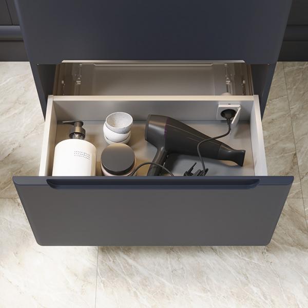 Dansani Luna Vintage 60 møbelsæt m/Larghetto vask, skuffer og integrerede greb - Valgfri farve