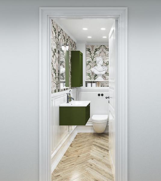 Dansani Luna Classic 60 møbelsæt m/Kantate vask og rammefront - Valgfri farve