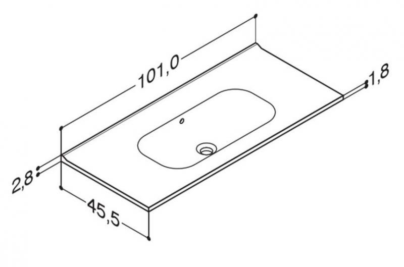 Dansani Luna Urban 100 møbelsæt m/Kantate vask og håndklædeholder - Høj - Valgfri farve/sort ramme Dansani Luna Urban 100 møbelsæt m/Kantate vask og håndklædeholder - Høj - Valgfri farve/sort ramme