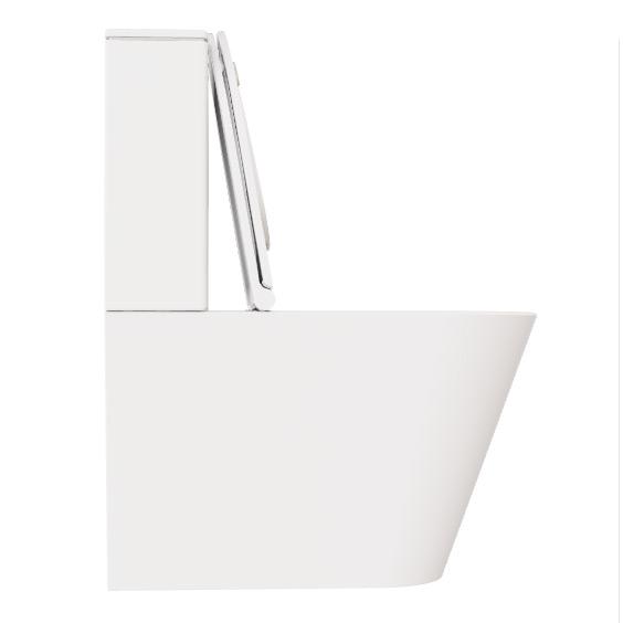 Lavabo Forma rimless gulvst&aring;ende toilet BTW inkl. s&aelig;de