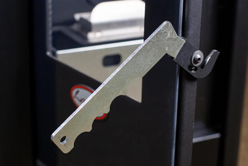 Langå Karen Træpilleovn 40 kg pilletank - Sort Langå Karen Træpilleovn 40 kg pilletank - Sort