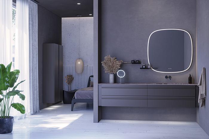 Dansani Luna Urban 200 møbelsæt m/Angular vask og integrerede greb - Valgfri farve