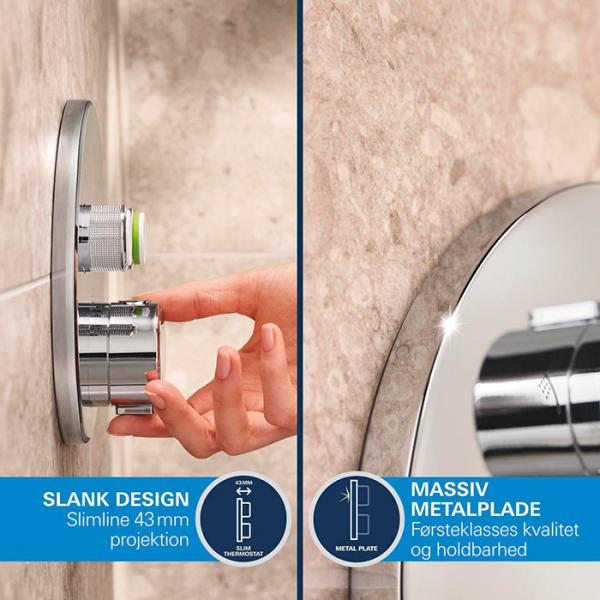 Grohe Precision SmartControl 310 komplet brusesystem til indbygning Grohe Precision SmartControl 310 komplet brusesystem til indbygning