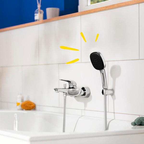 Grohe Vitalio Comfort 110 håndbruser 2 sprays m/vægholder og WaterSaving Grohe Vitalio Comfort 110 håndbruser 2 sprays m/vægholder og WaterSaving