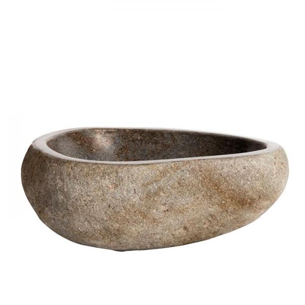 Cassøe Rustico 40 unik fritstående bowlevask i natursten Cassøe Rustico 40 unik fritstående bowlevask i natursten