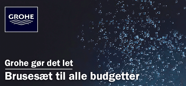 Grohe g&oslash;r det let - Bruses&aelig;t til alle budgetter