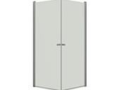 Bruseniche - Firkantet - Krom